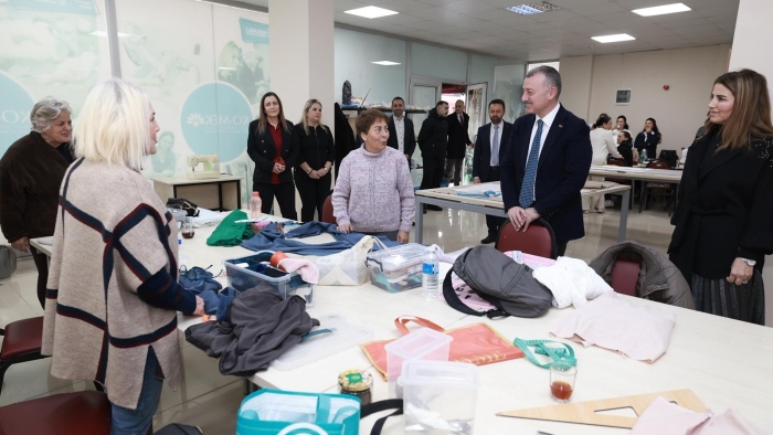Başkan Büyükakın’dan KO-MEK’e ziyaret